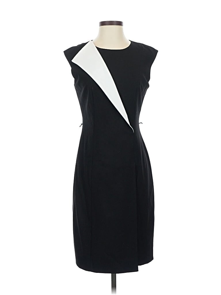 Pre-owned Calvin Klein Cocktail Dress In Black