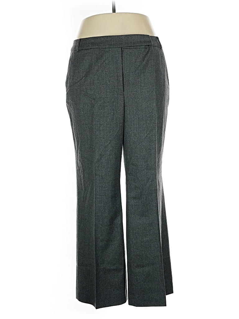 Pre-owned Talbots Wool Pants In Gray