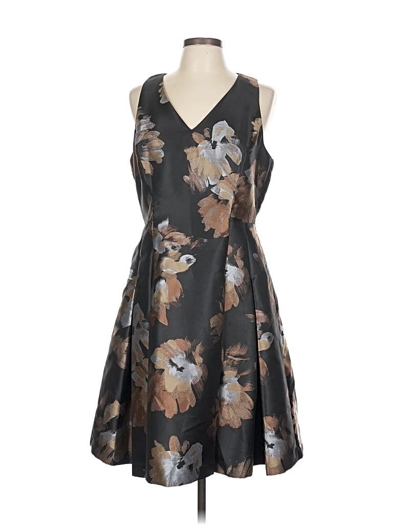 Pre-owned Tommy Hilfiger Cocktail Dress In Gray