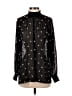 CAbi Stars Black Long Sleeve Blouse Size XS - photo 1