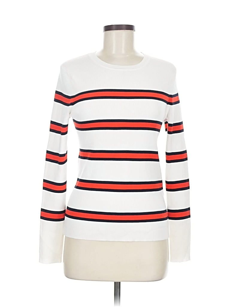 Pre-owned Banana Republic Pullover Sweater In White