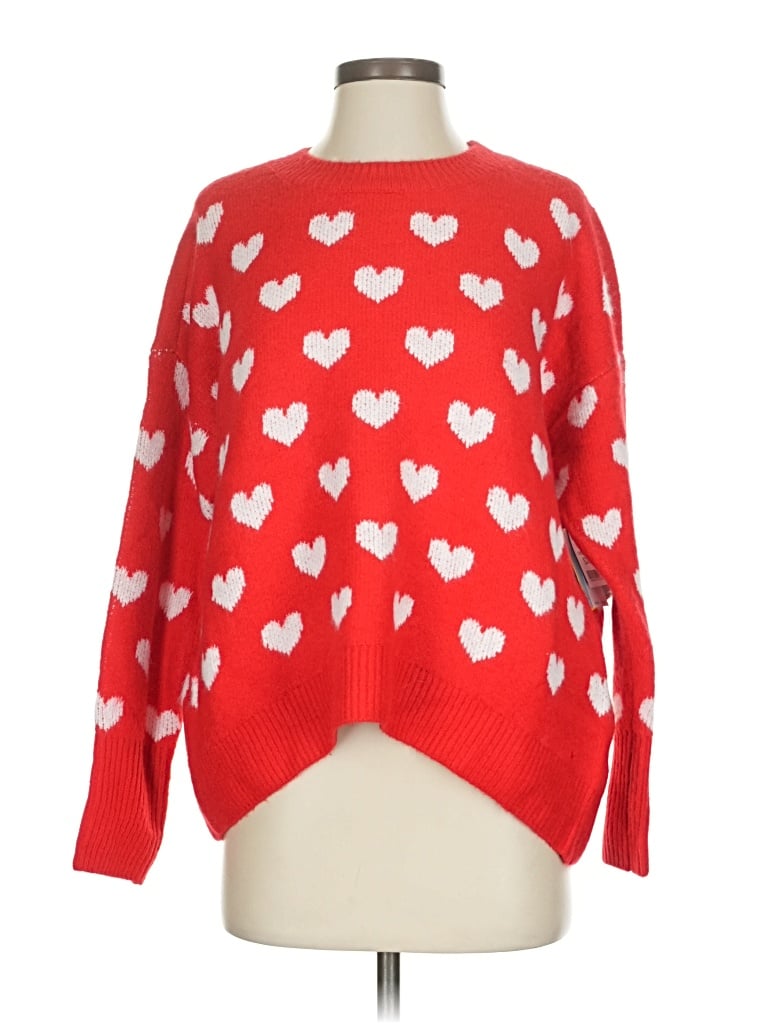 Pre-owned Cece Pullover Sweater In Red