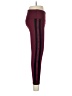 Nancy Rose Performance Color Block Burgundy Active Pants Size 8 - photo 4