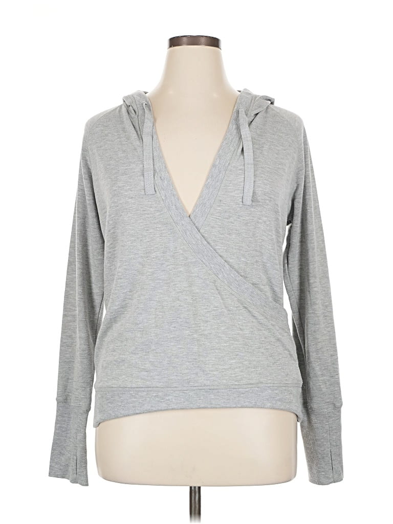 Pre-owned Yogalicious Sweatshirt In Gray