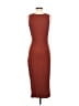 Shein Solid Brown Casual Dress Size S - photo 2