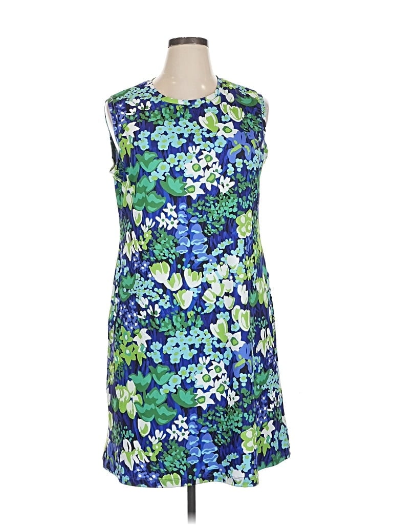Pre-owned Lesley Evers Cocktail Dress In Blue