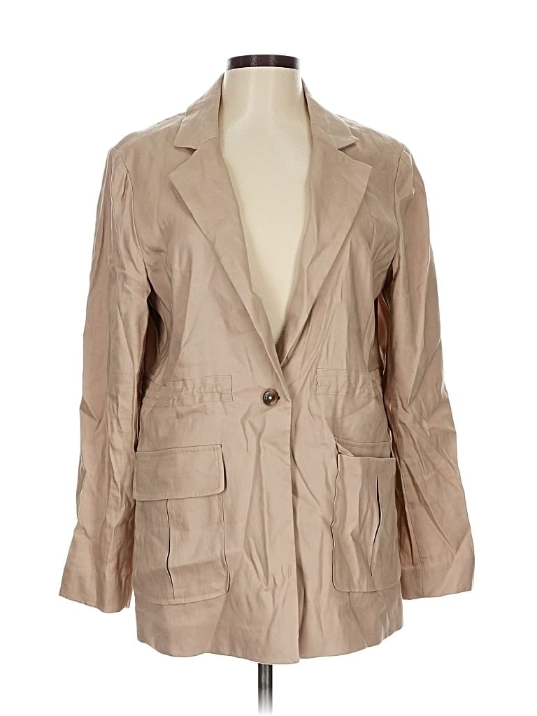 Pre-owned Calvin Klein Blazer Jacket In Brown