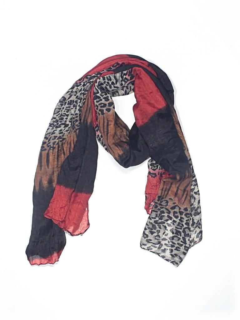 Pre-owned Unbranded Scarf In Red