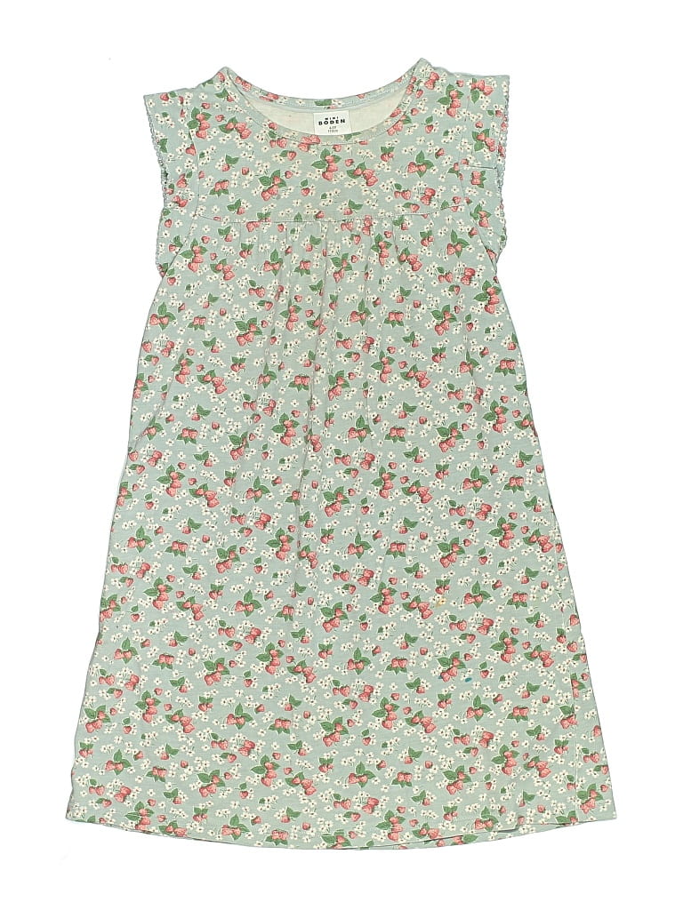 Pre-owned Mini Boden Kids' Dress In Green