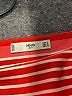MNG Suit Stripes Red Casual Dress Size 8 - photo 4
