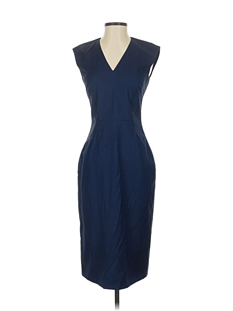 Pre-owned Boss By Hugo Boss Cocktail Dress In Blue