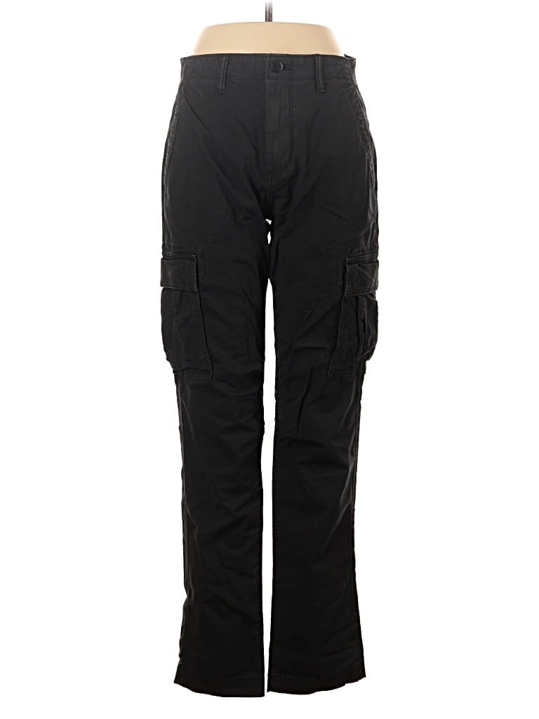 Pre-owned Gap Cargo Pants In Black