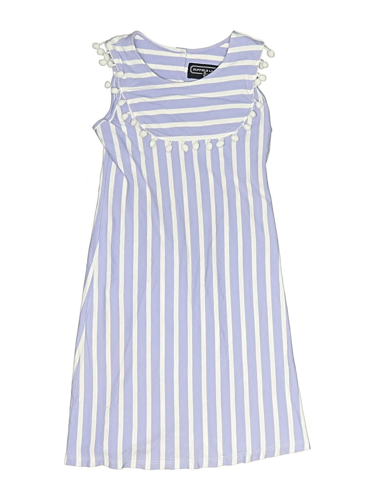 Pre-owned Duffield Lane Kids' Dress In Blue