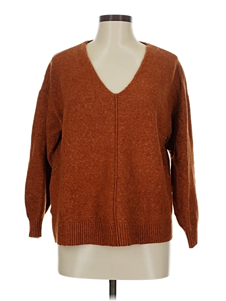 ANN TAYLOR LOFT Pre-owned Pullover Sweater In Brown