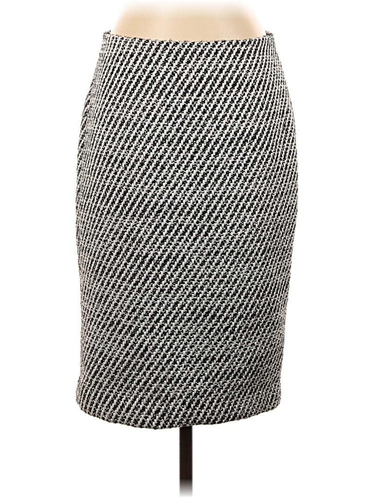 Pre-owned Ann Taylor Formal Skirt In Gray