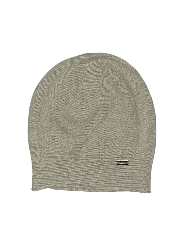 Pre-owned Assorted Brands Beanie Hat In Brown
