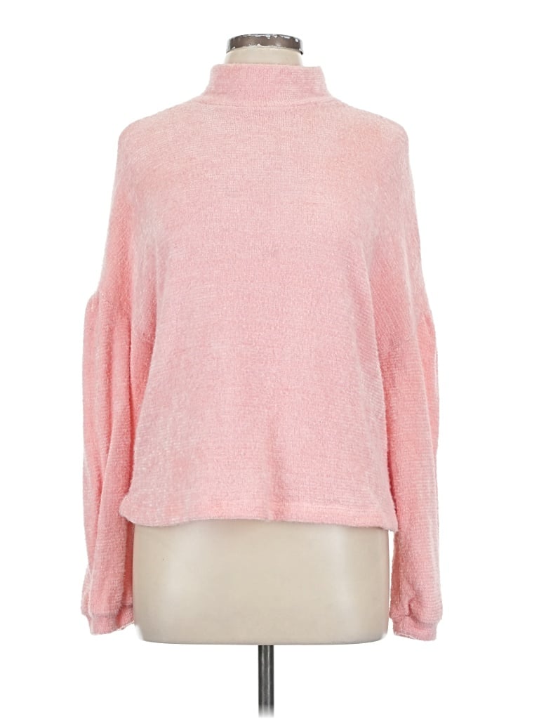 Pre-owned Sanctuary Turtleneck Sweater In Pink