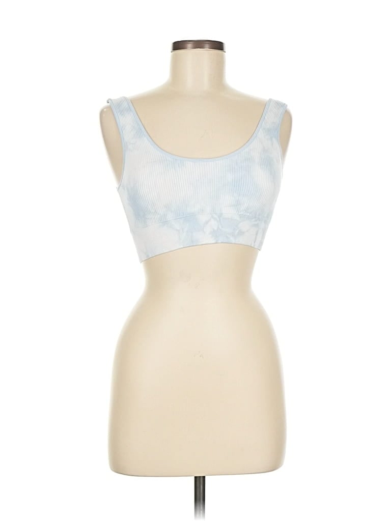 AERIE Pre-owned Tank Top Blue Strapless Neckline Tops