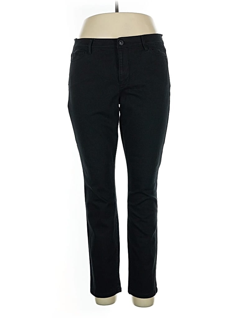 Pre-owned Jjill Jeans In Black
