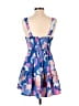 Unbranded Tropical Blue Cocktail Dress Size 6 - photo 2