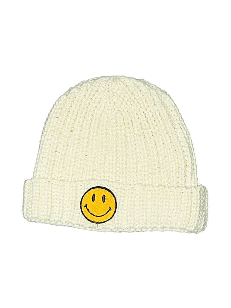 Pre-owned Chinatown Market Beanie Hat In White