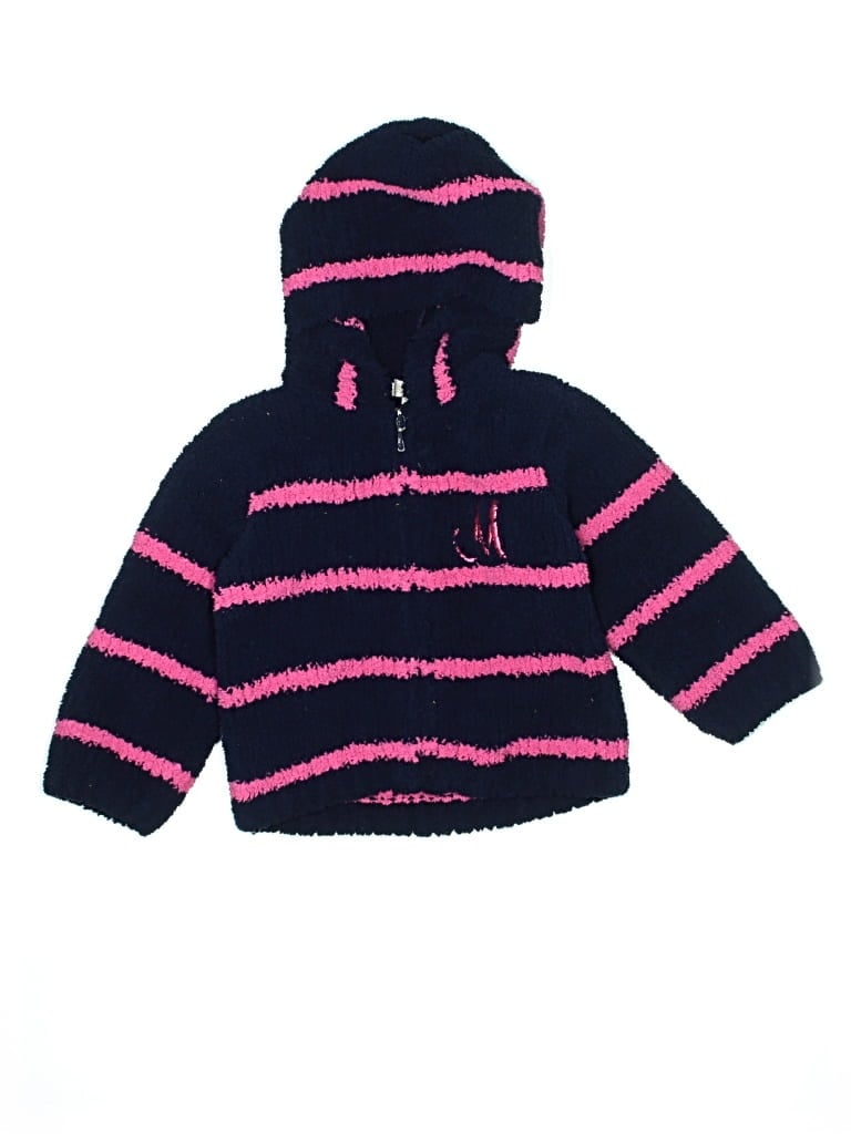 Pre-owned Angel Dear Kids' Zip Up Hoodie In Pink