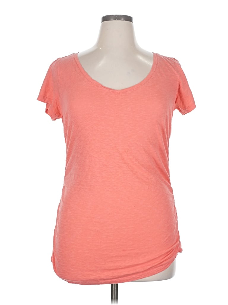 Pre-owned Caslon Short Sleeve T-shirt In Orange