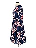 Eliza J 100% Polyester Floral Blue Casual Dress Size 4 - photo 5