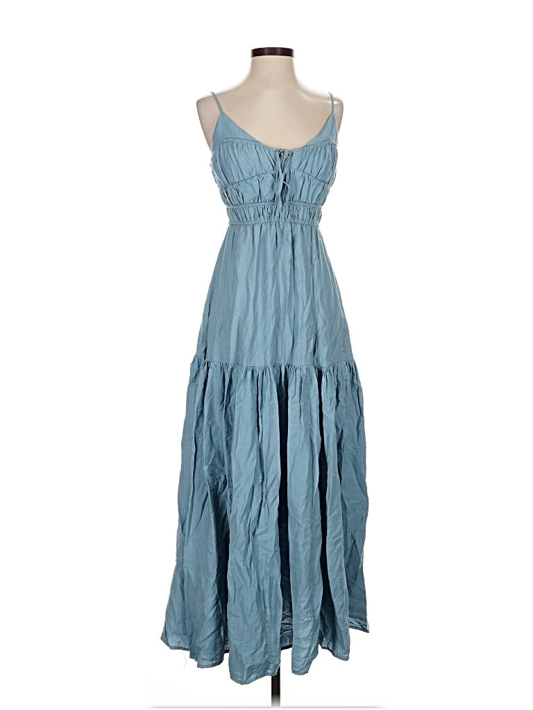 Pre-owned Blu Pepper Casual Dress In Blue