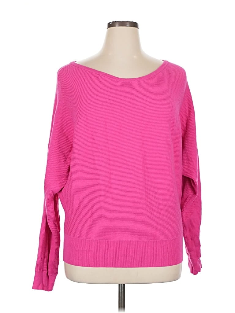 Pre-owned Express Pullover Sweater In Pink