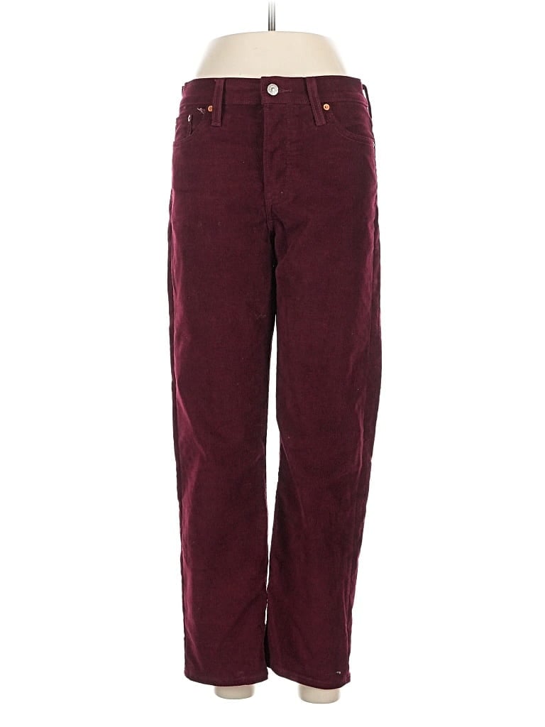 Pre-owned Levi's Jeans In Burgundy