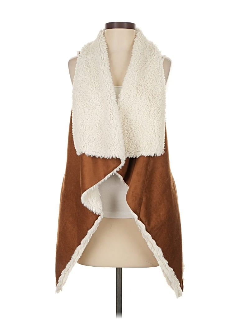 Pre-owned Show Me Your Mumu Vest In Brown