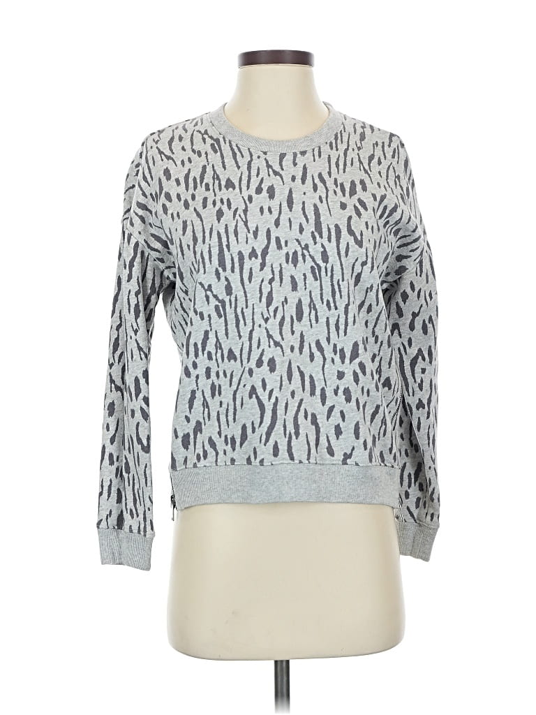 Pre-owned Rails Pullover Sweater In Silver