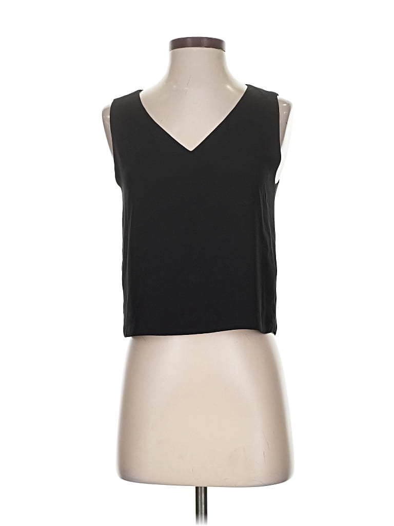 Pre-owned Babaton Sleeveless Top Black V Neck Tops