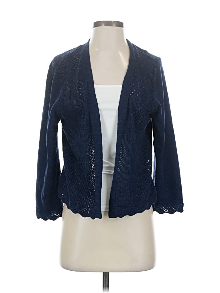 Pre-owned Croft & Barrow Cardigan Sweater In Blue