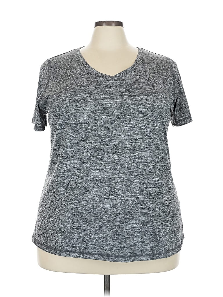 Pre-owned Ideology Active T-shirt In Gray