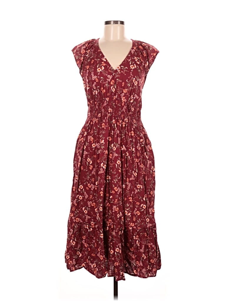 Pre-owned Old Navy Casual Dress In Burgundy