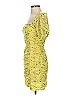Et Clet 100% Polyester Yellow Cocktail Dress Size S - photo 5