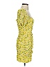 Et Clet 100% Polyester Yellow Cocktail Dress Size S - photo 4