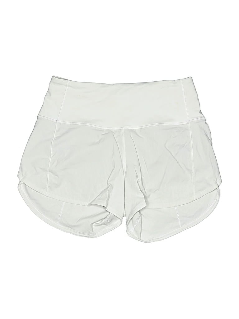 Pre-owned Lululemon Athletica Athletic Shorts In White