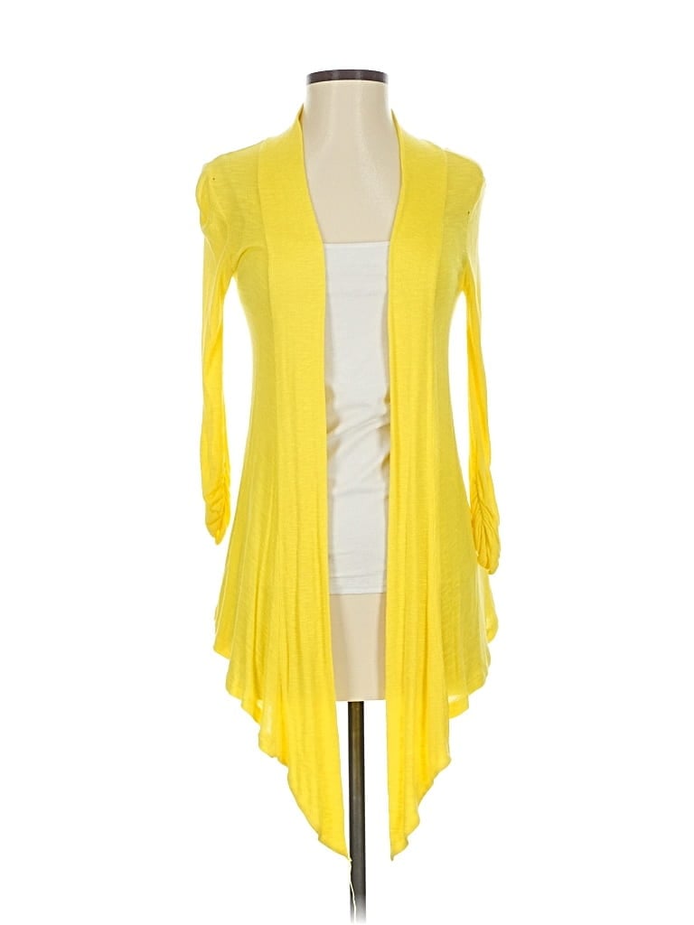 Pre-owned H.i.p. Happening In The Present Kimono In Yellow