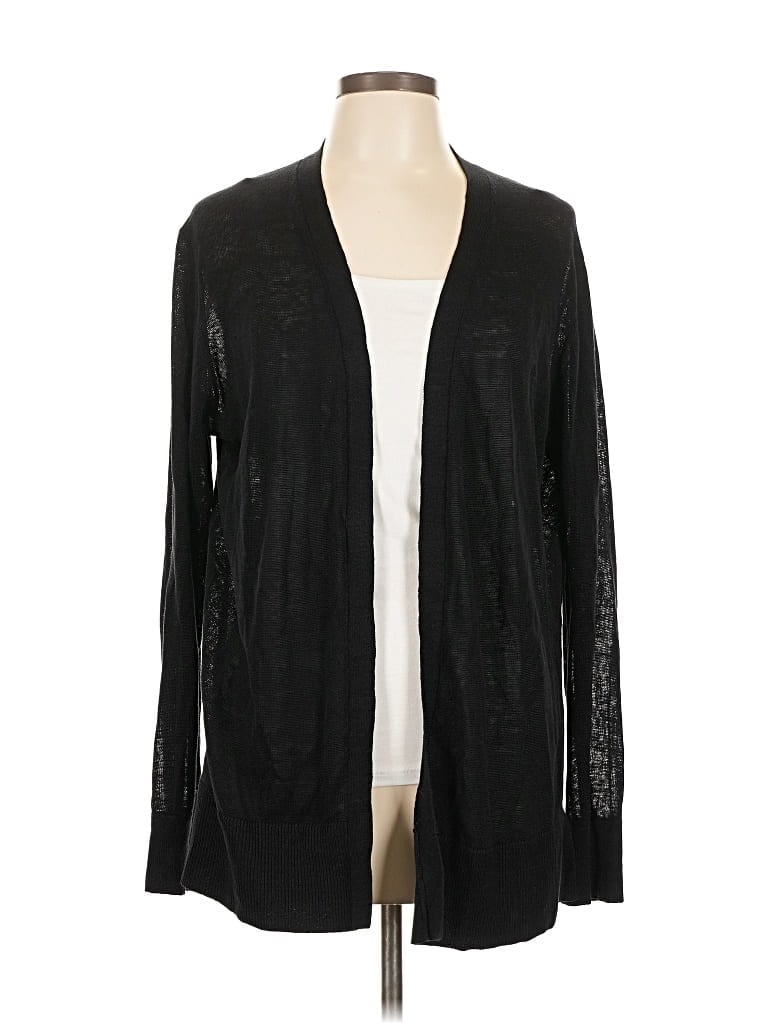 Pre-owned Ann Taylor Cardigan Sweater In Black