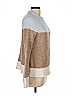 Ann Taylor Color Block Tan Pullover Sweater Size L - photo 4