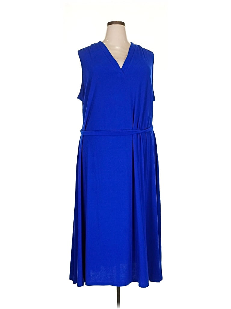 Pre-owned Msk Casual Dress In Blue
