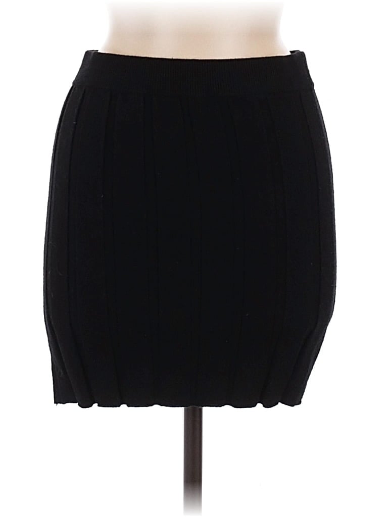 Pre-owned Forever 21 Formal Skirt In Black