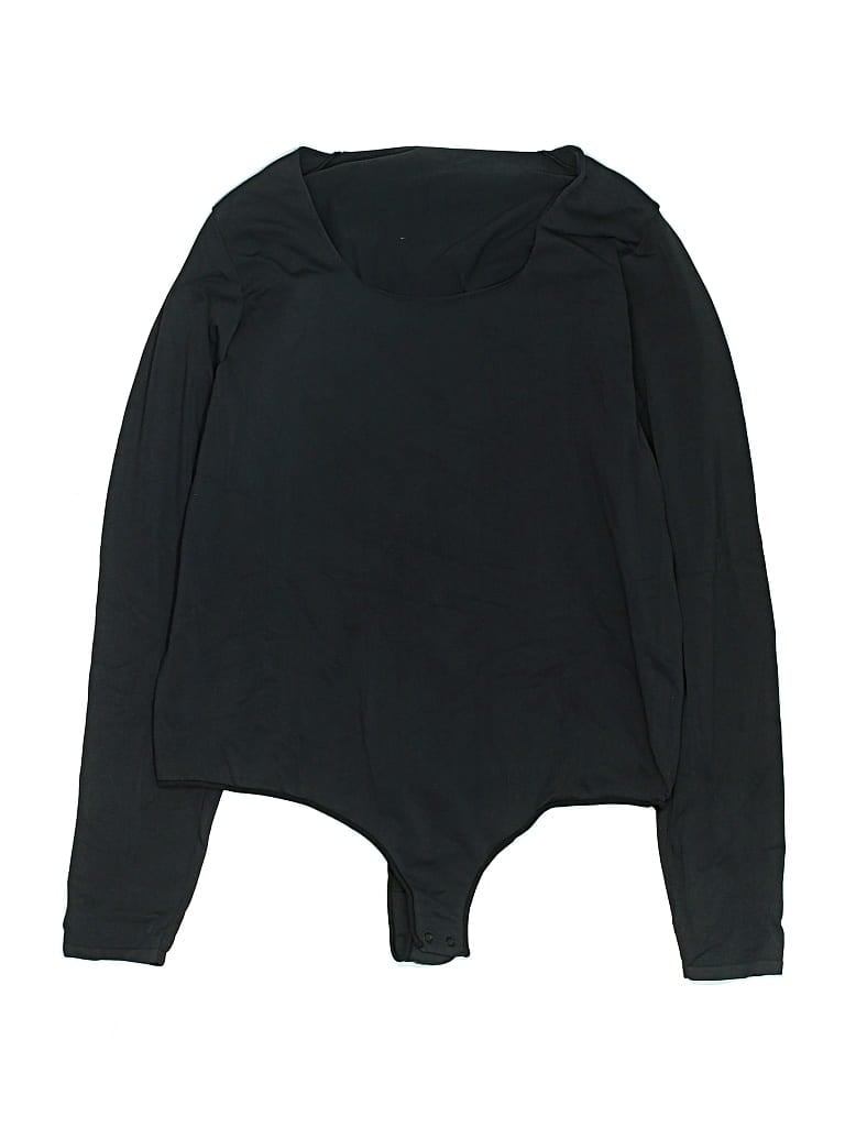 Pre-owned Skims Bodysuit In Black