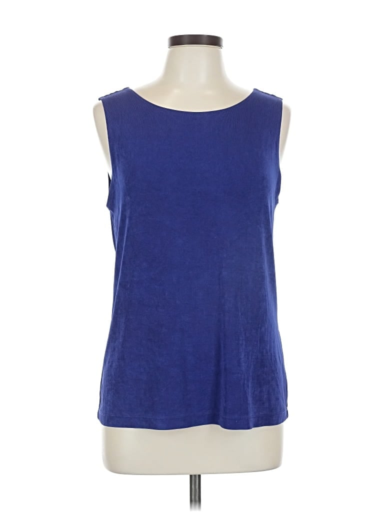 Pre-owned Travelers By Chico's Sleeveless T-shirt In Blue