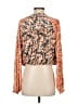 Free People 100% Polyester Orange Kimono Size XS - photo 2