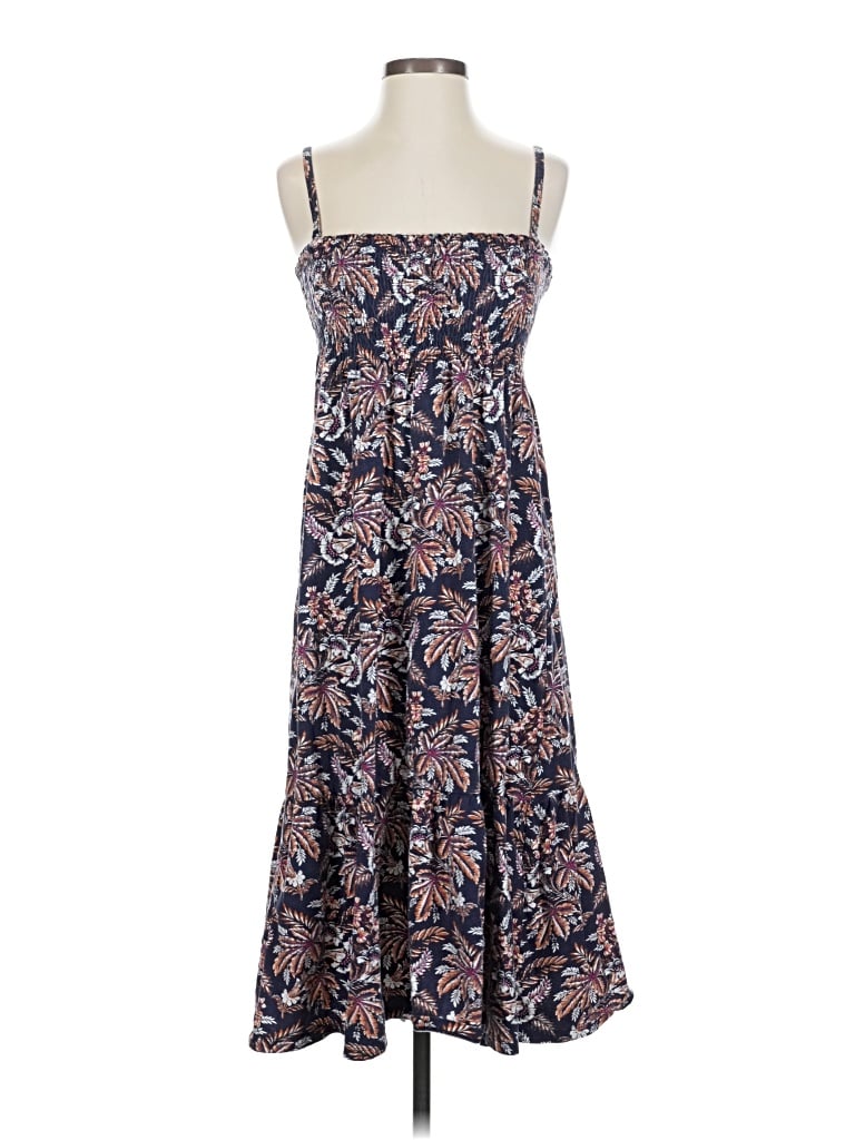 Pre-owned Uniqlo Casual Dress In Blue