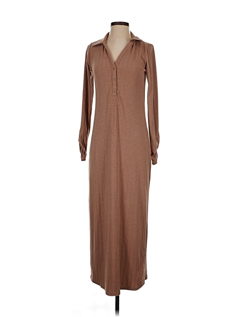 Pre-owned Z Supply Casual Dress In Brown
